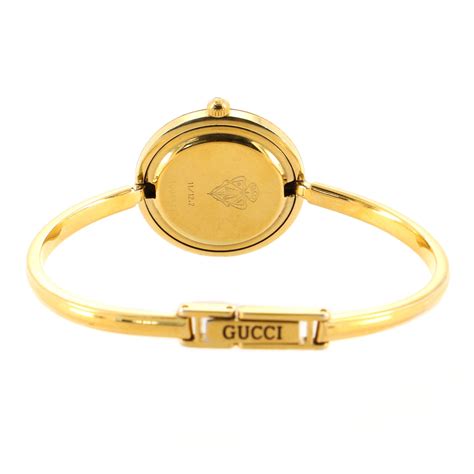 gucci bezel bangle watch|gucci watch with changeable bezels.